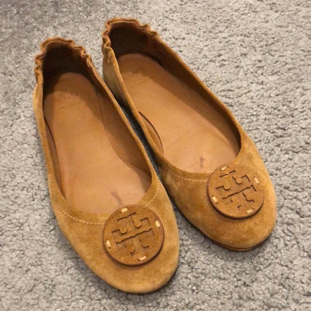 Tory Burch Minnie Flats (Suede)